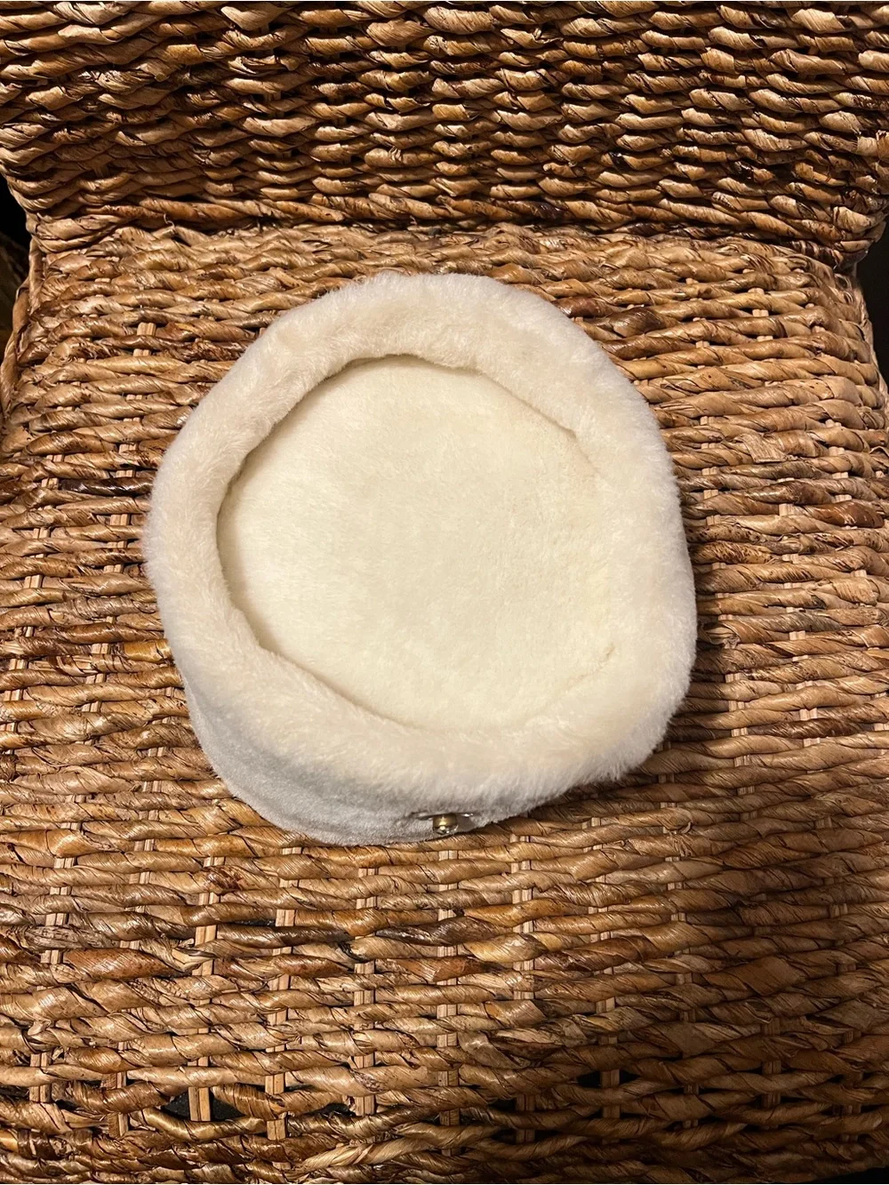 UNBRANDED Boutique Ivory Faux Fur Musketeer Hat
